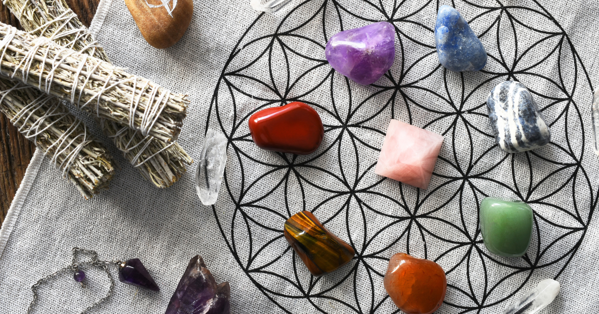 chakra healing with crystals